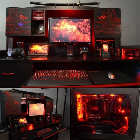 If your looking for a setupsimple desk setup, very minimum but i cleaned up and decided to take a photo of the setup. Great PC Mods of 2016 | ROG - Republic of Gamers Global