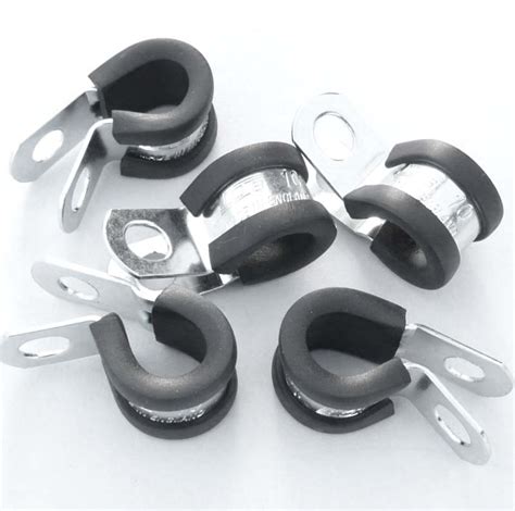 Zinc Plated Steel P Clips 10mm Pack Of 5