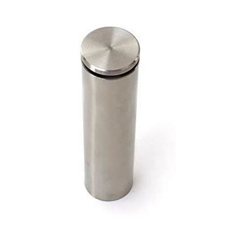 Silver Stainless Steel Glass Stud Size 25x50 Mm At Rs 28piece In