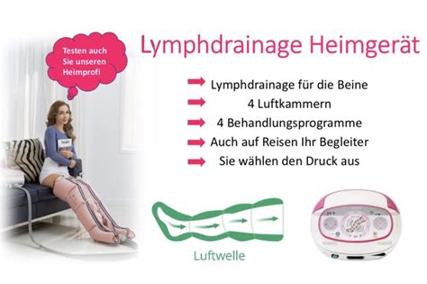 Wenn sie eine lymphdrainage selber machen möchten, können sie effektiv gegen angeschwollene beine und arme vorgehen. Heimprofi zur Lymphdrainage Passt sich an Ihre Bedürfnisse ...