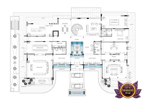 Modern Villa Project In Dubai Luxury House Plans Luxury Floor Plans