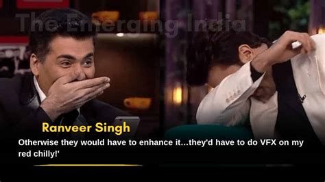 ranbir kapoor and ranveer singh koffee with karan the emerging india