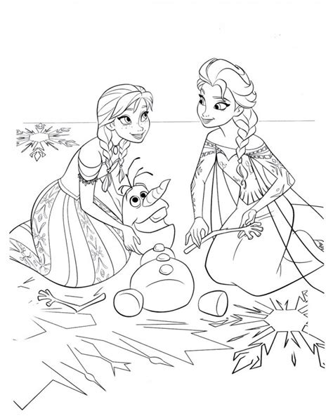 Planse De Colorat Pentru Copii Elsa Coloring To Print