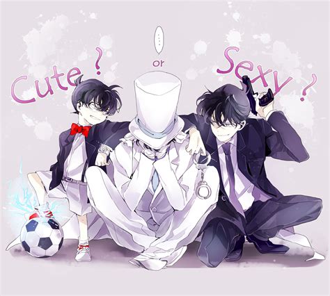 Kuroba Kaito Fanart Zerochan Anime Image Board Shinichi And Kaito Kid