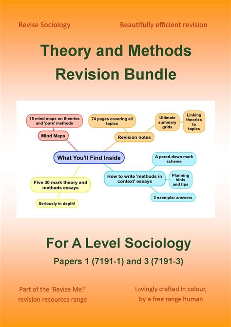A Level Sociology Theory And Methods Revision Bundle Revise Sociology
