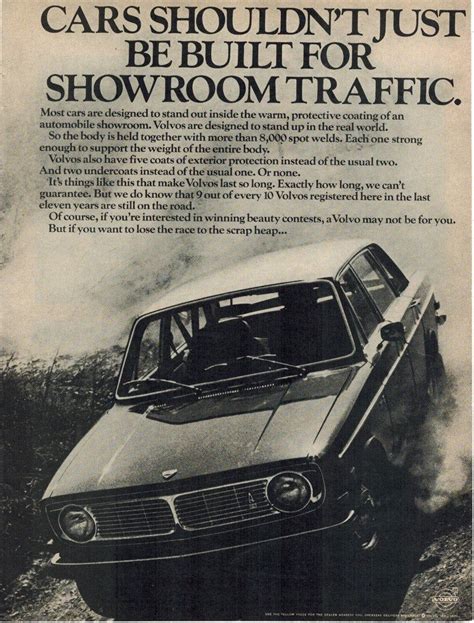 Volvo 144 Sedan 1970 Old Car Ad Vintage Car Advertisement Etsy