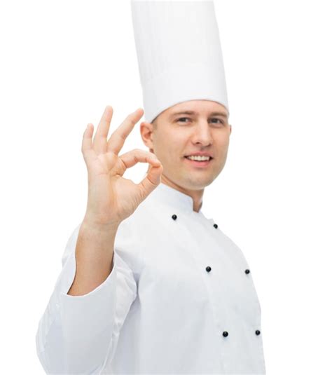 Premium Photo Cooking Profession Gesture And People Concept Happy