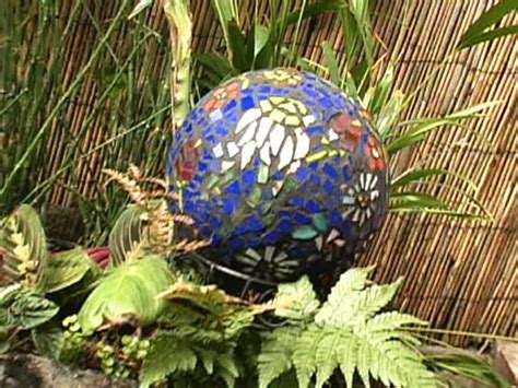 How To Make A Mosaic Garden Gazing Ball Hgtv