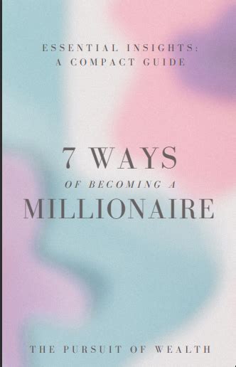 7 Ways Of Becoming A Millionaire