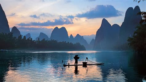 China Scenery S Wallpaper Scenery Wallpaper Chinese Landscape Guilin