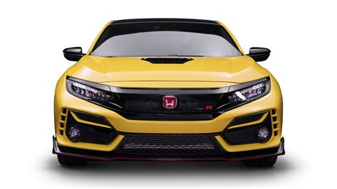 Download Yellow Car Car Honda Civic Honda Vehicle Honda Civic Type R 4k