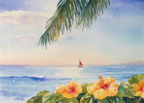 Zeh Original Art Blog Watercolor And Oil Paintings Hawaii Seascape