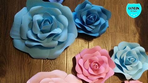 Cara Membuat Bunga Mawar Dari Kertas Ide Kreatif YouTube