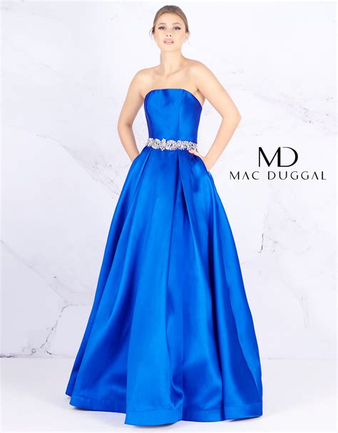 Mac duggal gowns , maxi dresses and cocktail dresses are offered in sweeping silhouettes and dramatic cuts that will satisfy any fashionista's black tie or cocktail attire needs.first established in 1985, mac duggal gowns are flattering options for women sizes 0 to 30. Mac Duggal - 66326H | Regiss