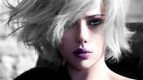2560x1440 Scarlett Johansson Makeup Style 1440p Resolution Wallpaper