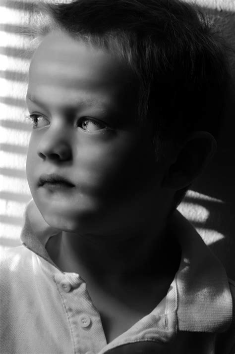 Maybe you would like to learn more about one of these? Sad Child - Black And White Free Stock Photo - Public ...