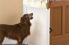 dog escape preventer door dogs pet hammacher blockers front pets blocker schlemmer running when doors cat cats house barrier open