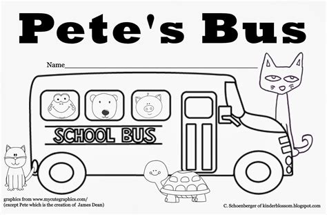 Check out this free color by number pete the cat your kids can't wait to design! Positional Words with Pete the Cat: The Wheels on the Bus ...