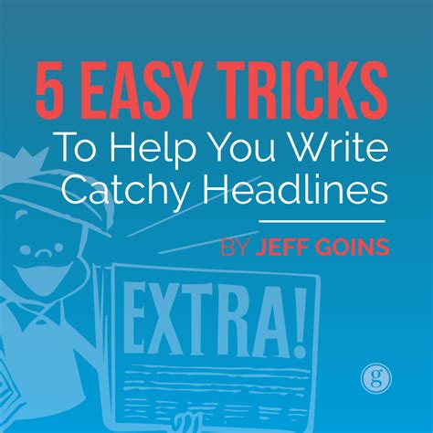 5 Easy Tricks To Write Catchy Headlines