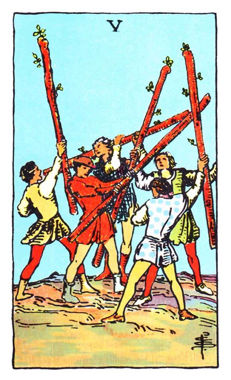 Five Of Wands Tarot Card Monthly Horoscopes