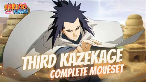 Third Kazekage Complete Moveset Naruto Mobile Youtube