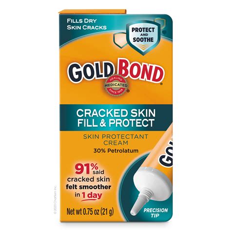 Gold Bond Cracked Skin Relief Fill And Protect Cream 075 Oz Walmart