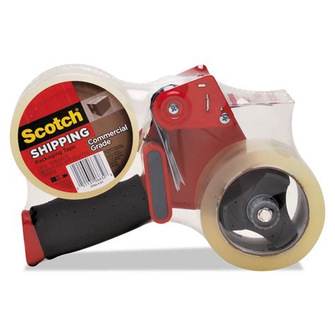 Scotch Packaging Tape Dispenser With Two Rolls Of Tape 3 Core For