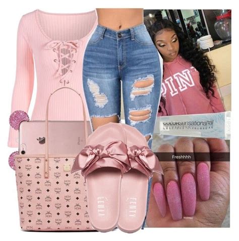 By Saditydej On Polyvore Featuring Polyvore Fashion Style Mcm Maybelline Clothing Fashion