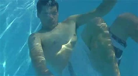 Cutie Swimming Barefaced Underwater In Pool ThisVid Com