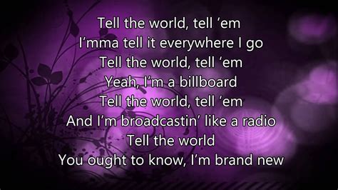 Tell The World By Lecrae With Lyrics Youtube