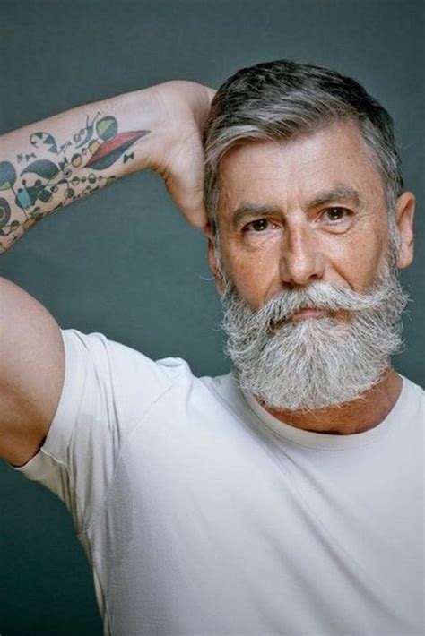 40 winning grey hair styles for men buzz 2018 old male model grey hair men long beard styles