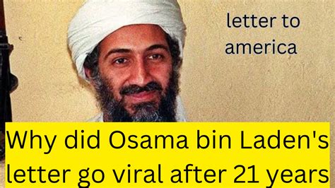 Why Did Osama Bin Ladens Letter Go Viral After 21 Years Yesttimenewsus