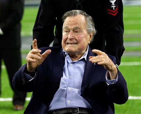 Former President George H W Bush Back In Hospital But Recovering