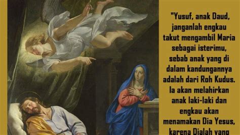 Renungan harian katolik yang dipersembahkan oleh para romo dari ordo karmel indonesia yang bertugas di paroki tomang DOA, Bacaan dan Renungan Harian Katolik Jumat, 19 Maret ...