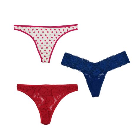 Radyans Thongs Sexy Lingerie Underwear For Women Assorted Color G String Panties Pack Of 3