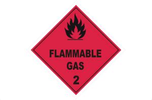 Class 2 Flammable Gases H1511 National Safety Signs