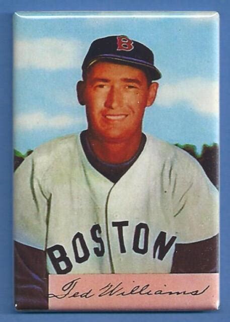 Ted Williams Baseball Card Boston Red Sox Hall Fame Vintage Ball 1940