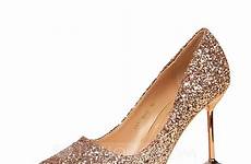 sparkling glitter pumps toe stiletto heel closed shoes women jjshouse
