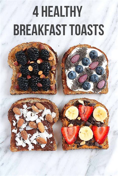 Wellness Wednesday 4 Healthy Breakfast Toasts Ambitious Kitchen Healthy Breakfast Toast