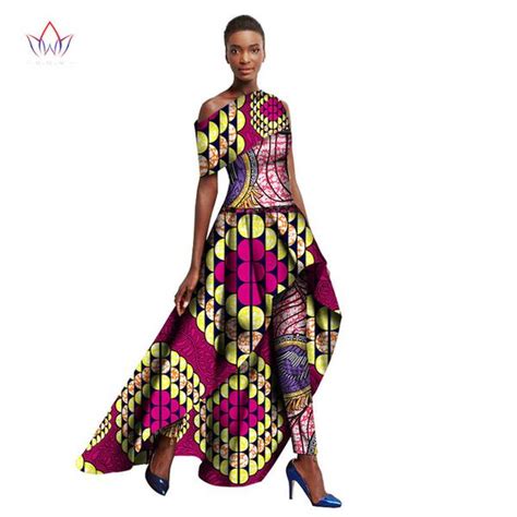 2018 African Dresses For Women Fashion Design Dashiki Women Bazin Riche