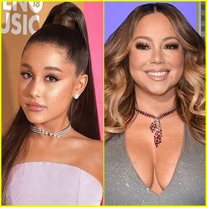 Ariana Grande Mariah Carey Share Cute Twitter Exchange Following All