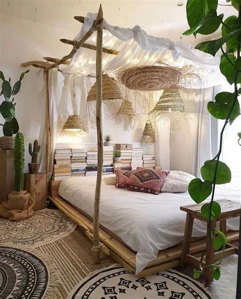 20 Boho Style Ideas For Bedroom Decors Bohemian Bedroom Design Nature Inspired Bedroom