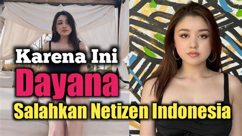 Dayana Salahkan Netizen Indonesia Youtube