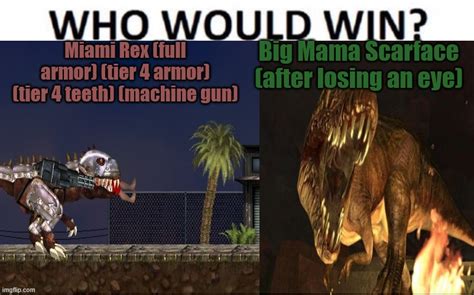Rex Miami Rex Versus Big Mama Scarface Turok 2008 Imgflip