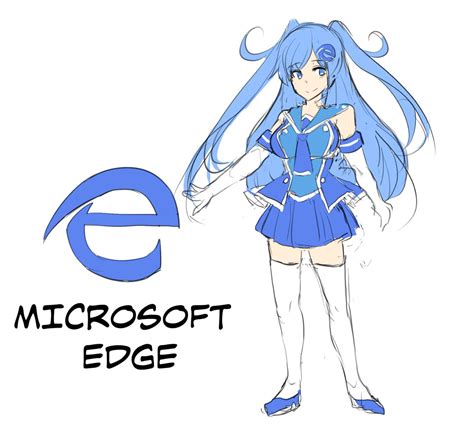 Microsoft Edge Anime Girl