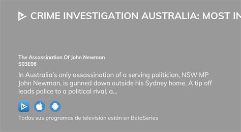 Ver Crime Investigation Australia Most Infamous Temporada 3 Episodio 6