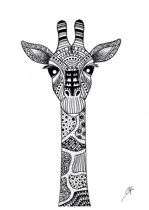 Pin By Анна On Art Boho Art Drawings Giraffe Art Zentangle Art