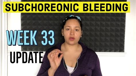 Subchorionic Bleeding Subchorionic Hematoma Bleeding At 14 Weeks Of