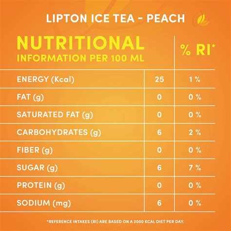buy lipton peach ice tea non carbonated low calories refreshing drink 320ml online shop