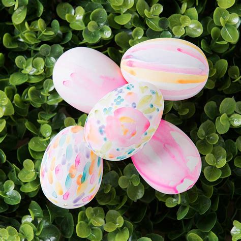 Watercolor Easter Eggs Project Plaid Online
